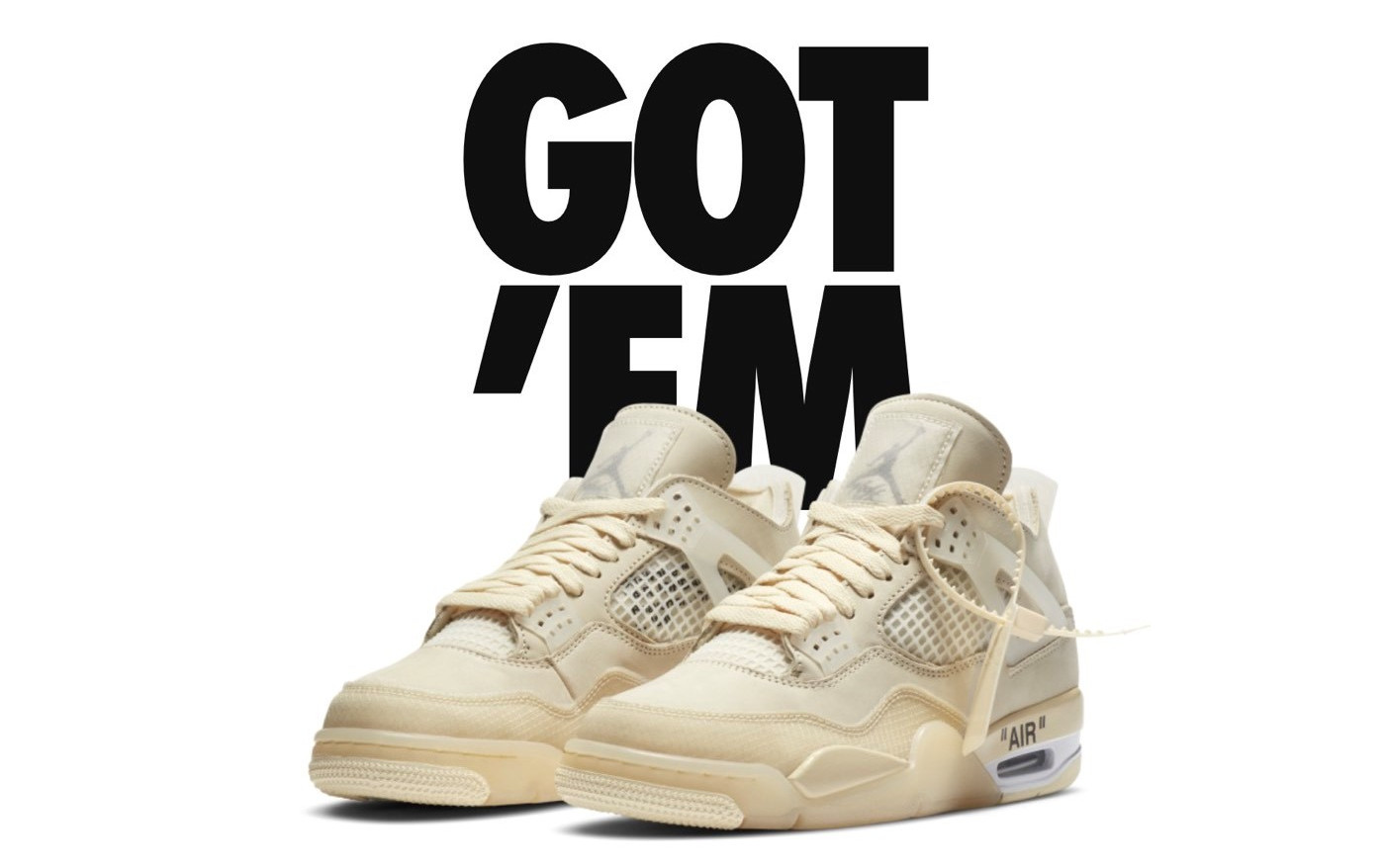 air jordan 4 off white 28.5 希少