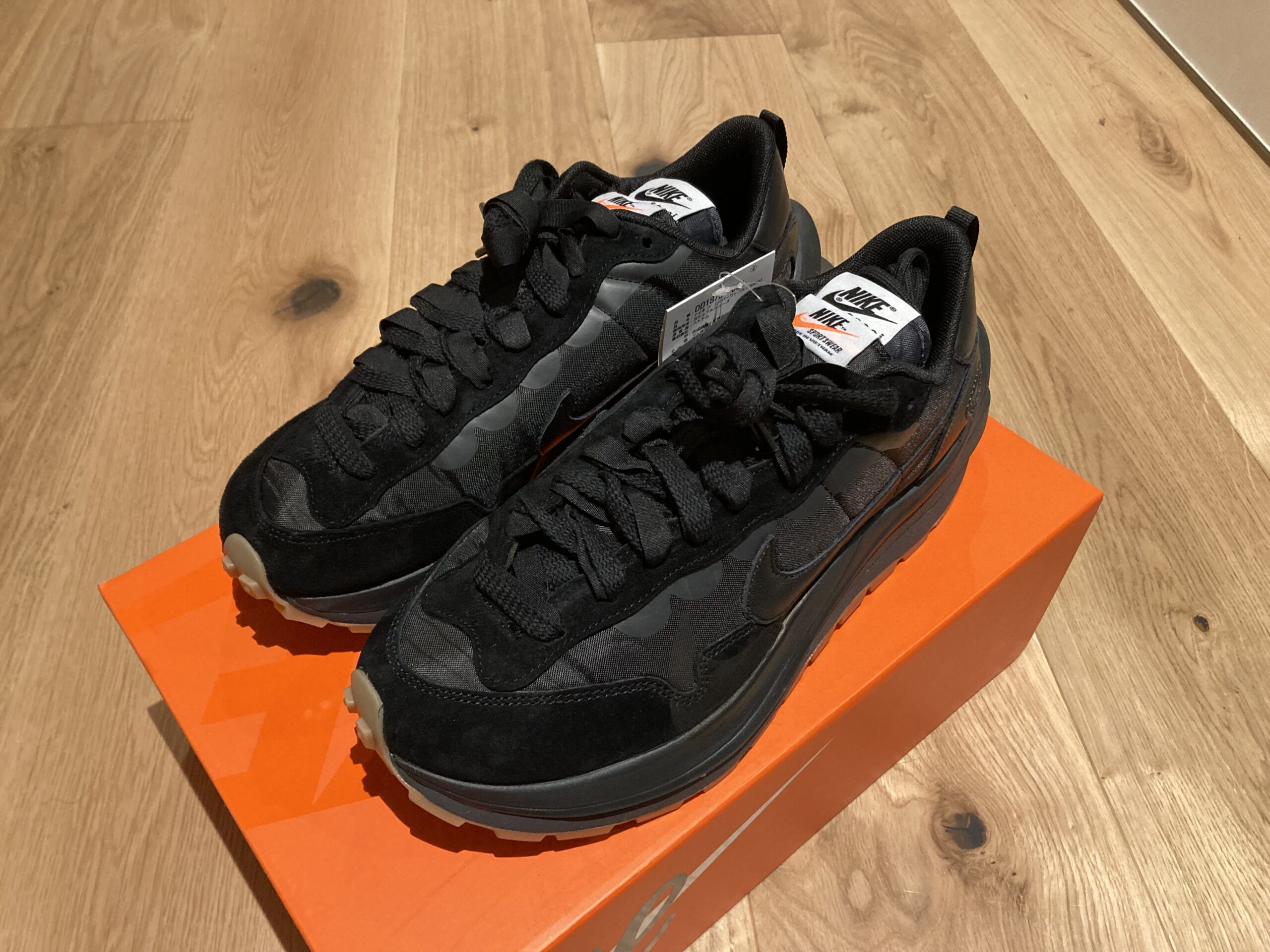 □sacai×Nike VAPOR WAFFLE（サカイ×ナイキ ヴェイパーワッフル）BLACK ...